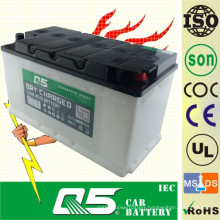 DIN100 12V100AH, Dry Charged Car Battery with Long Life Time Service